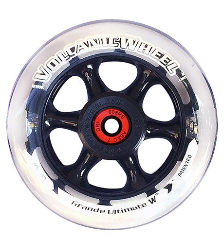 Volcanic 5″x1.25" WIDE & Thicker Tire (125x28mm): for Wheelchairs (2 pcs.)