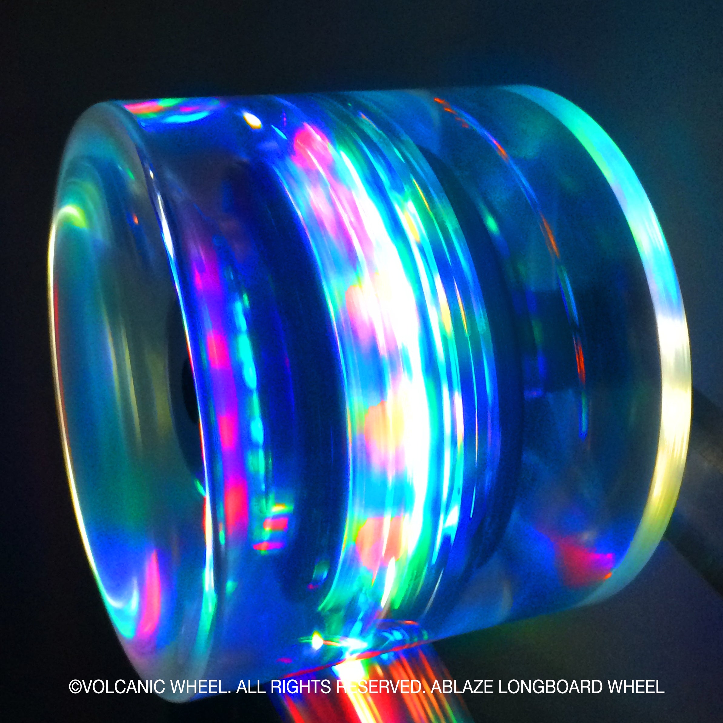 Ablaze: 70mm Wheels For Longboards (4pc. Retail Pack)