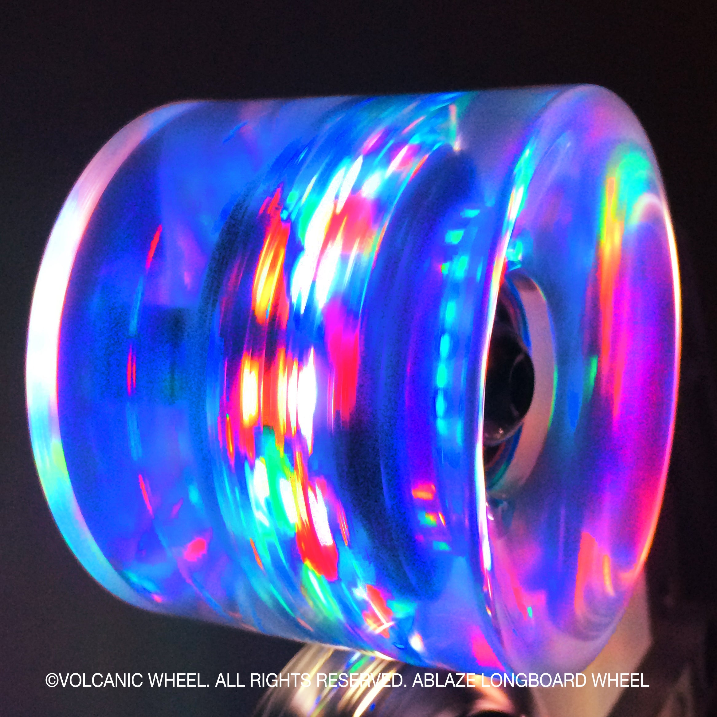 Ablaze: 70mm Wheels For Longboards (4pc. Retail Pack)