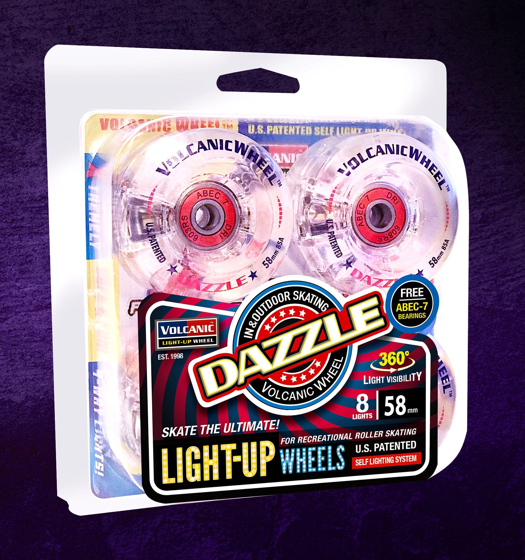 Dazzle Roller: 62mm (4pc. Retail Pack)