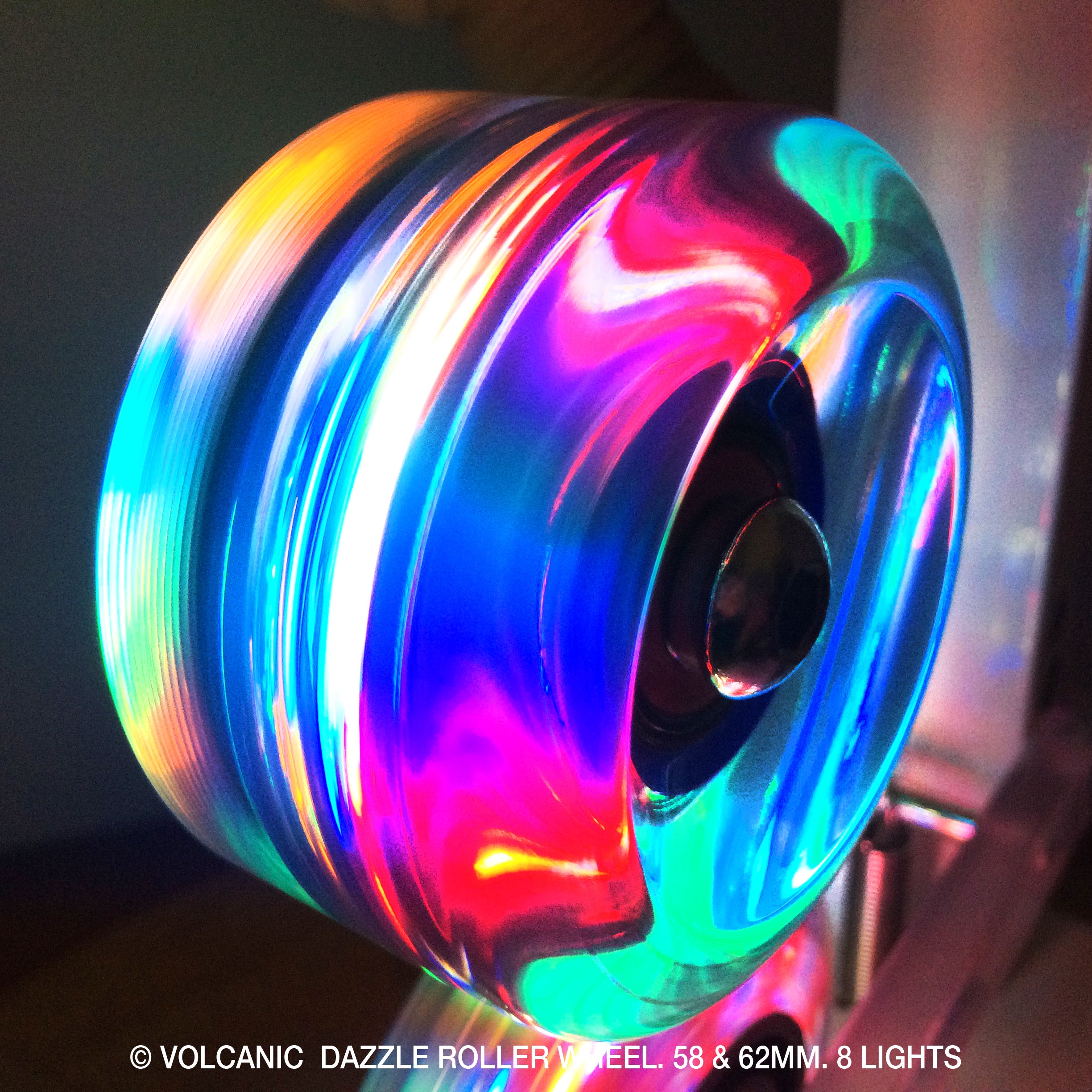 Dazzle Roller: 62mm (4pc. Retail Pack) – VolcanicWheel